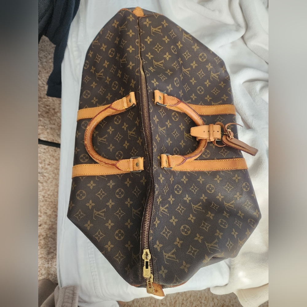 Louis Vuitton Brown Monogram Keepal Duffel Bag